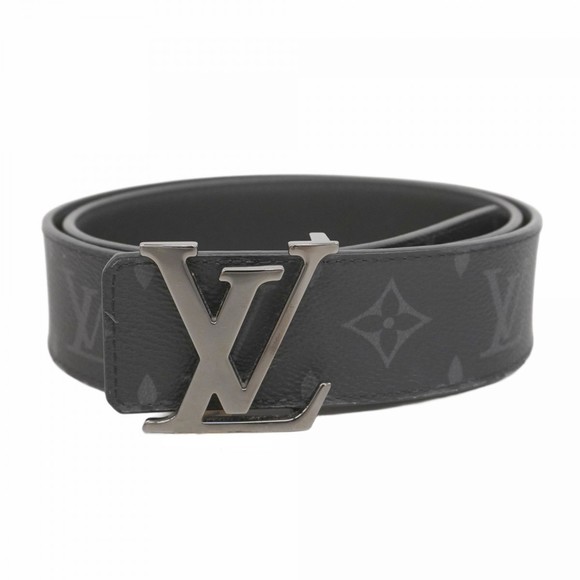 Louis Vuitton Monogram Eclipse Centurion LV Initial Belt M9043 Black Men's - Picture 1 of 10